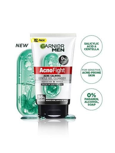 Garnier Men, Face Wash, Brightening & Anti-Pollution, TurboBright Double Action