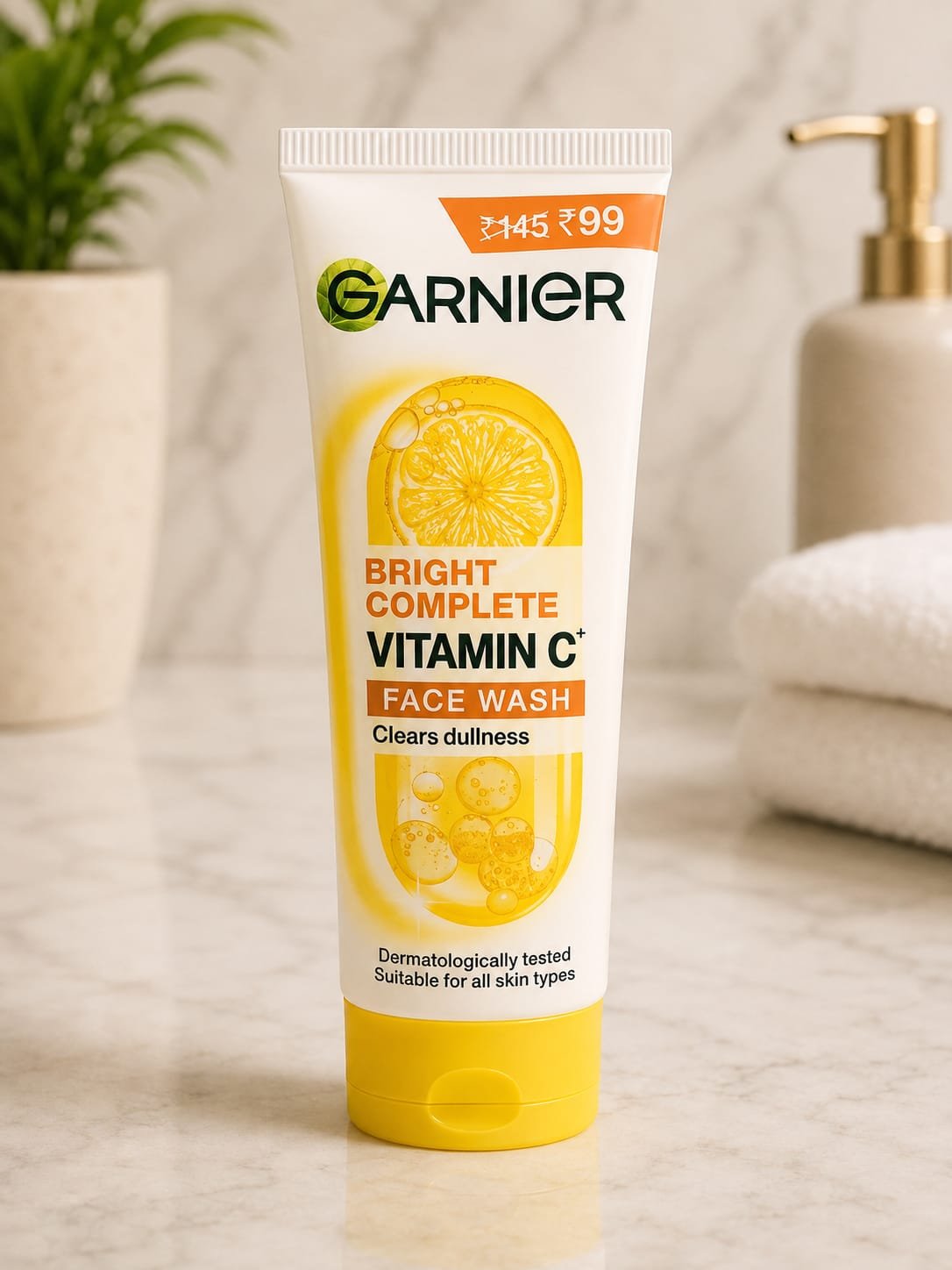 Garnier Bright Cmplete Vitamin C Face Wash 50g
