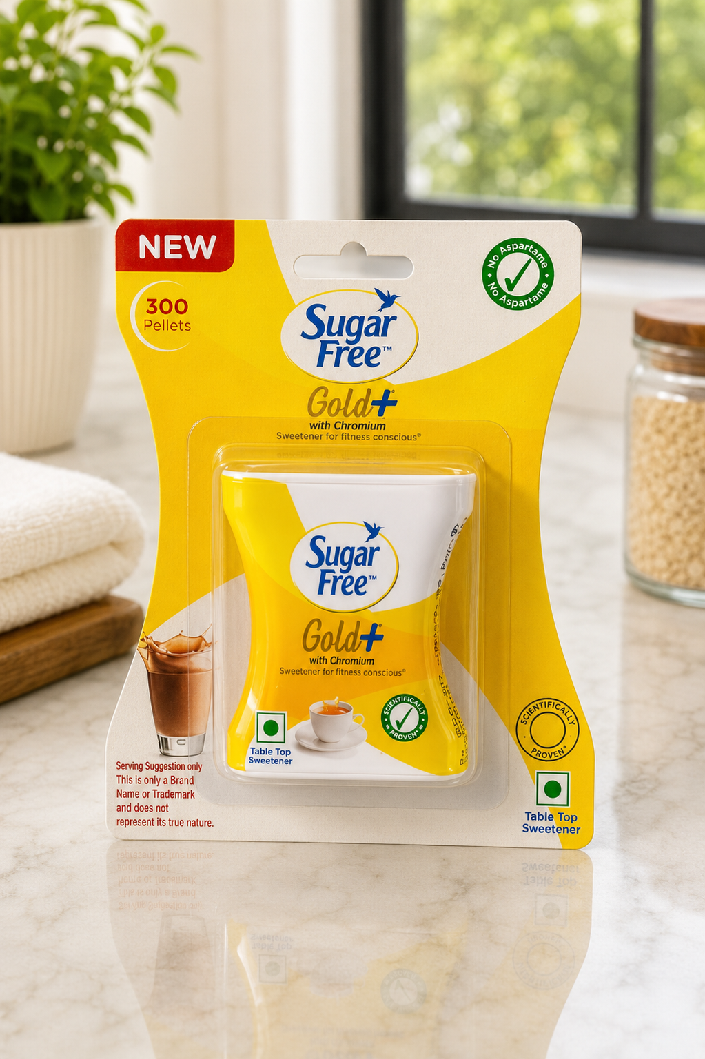 Suger Free Gold with chormium ( 300 PELLETS )