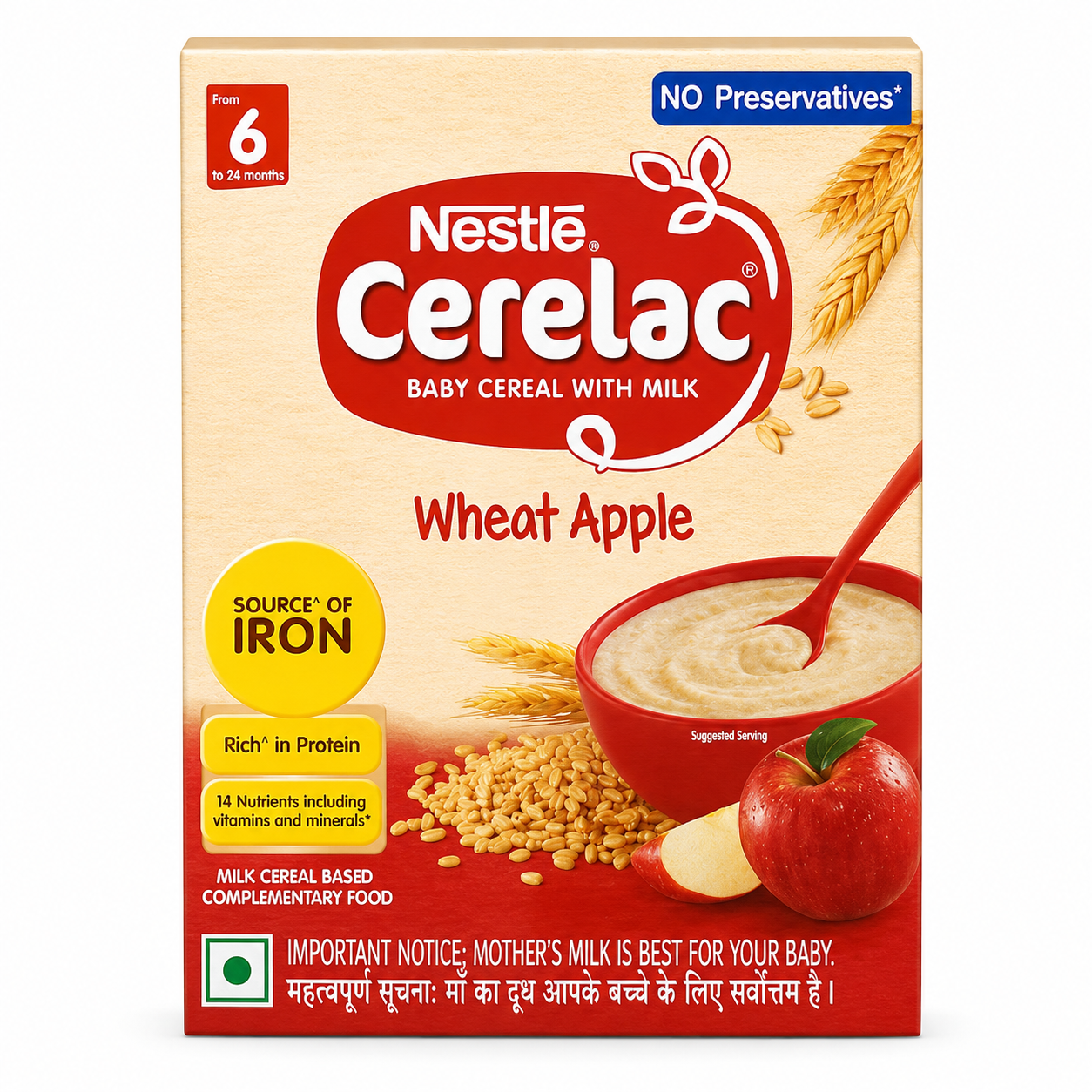 Nestle Cerelac wheat apple 360 g
