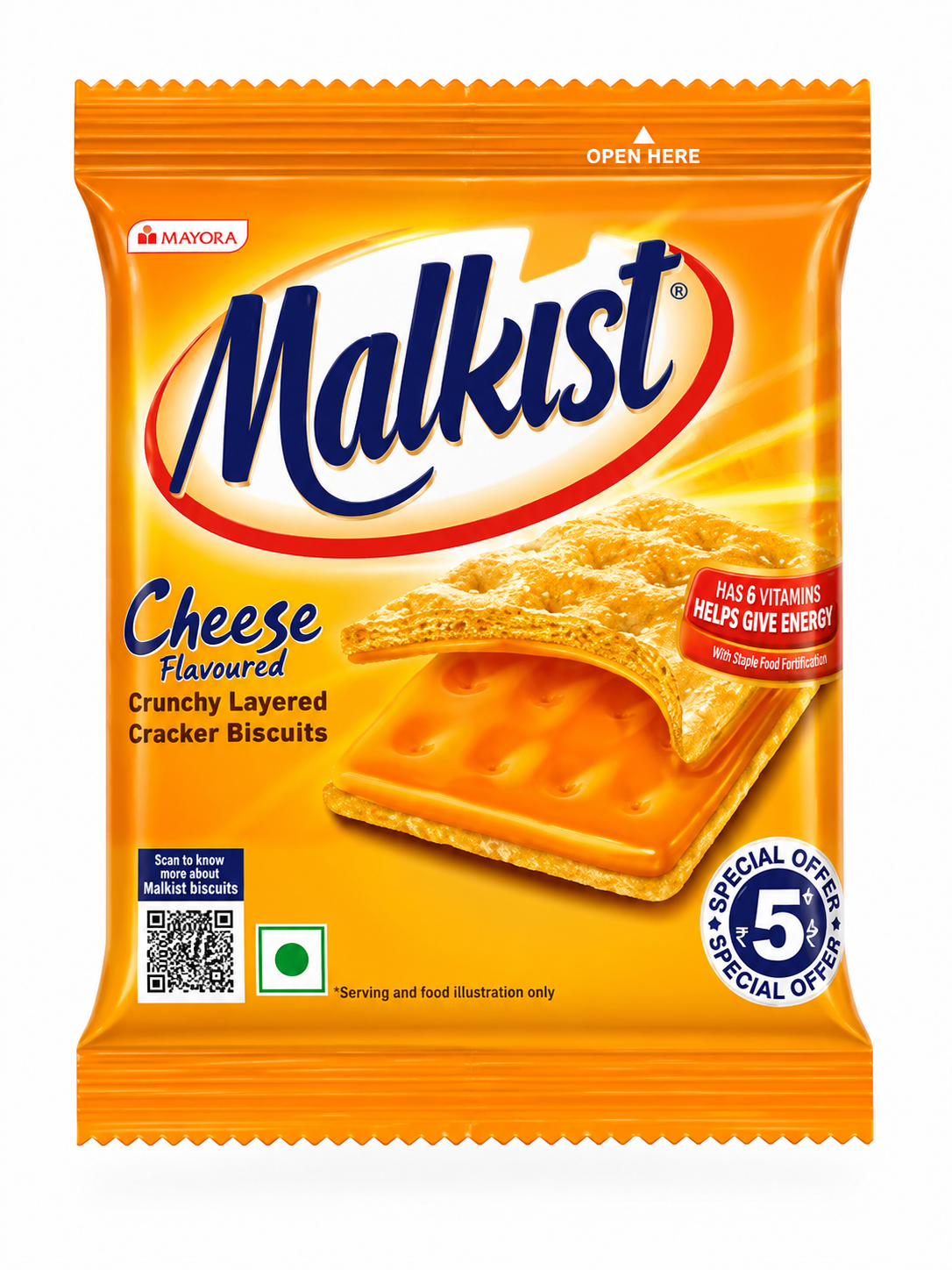 Malkist chesse flavoured 15 g
