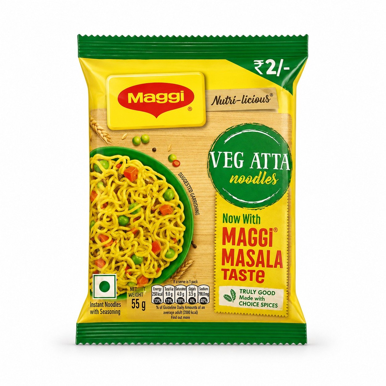 Maggi 55 g (veg atta noodles )